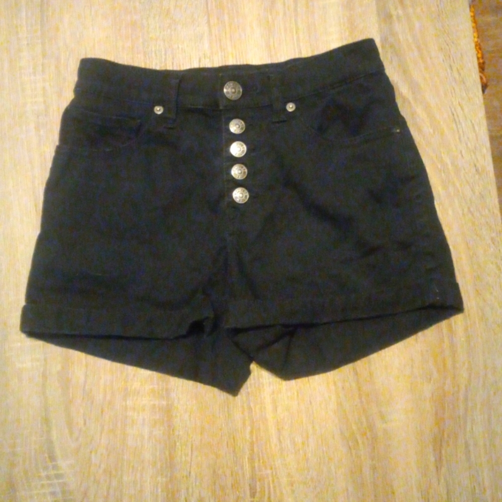 Express High Wasted Black Shorts Size 0